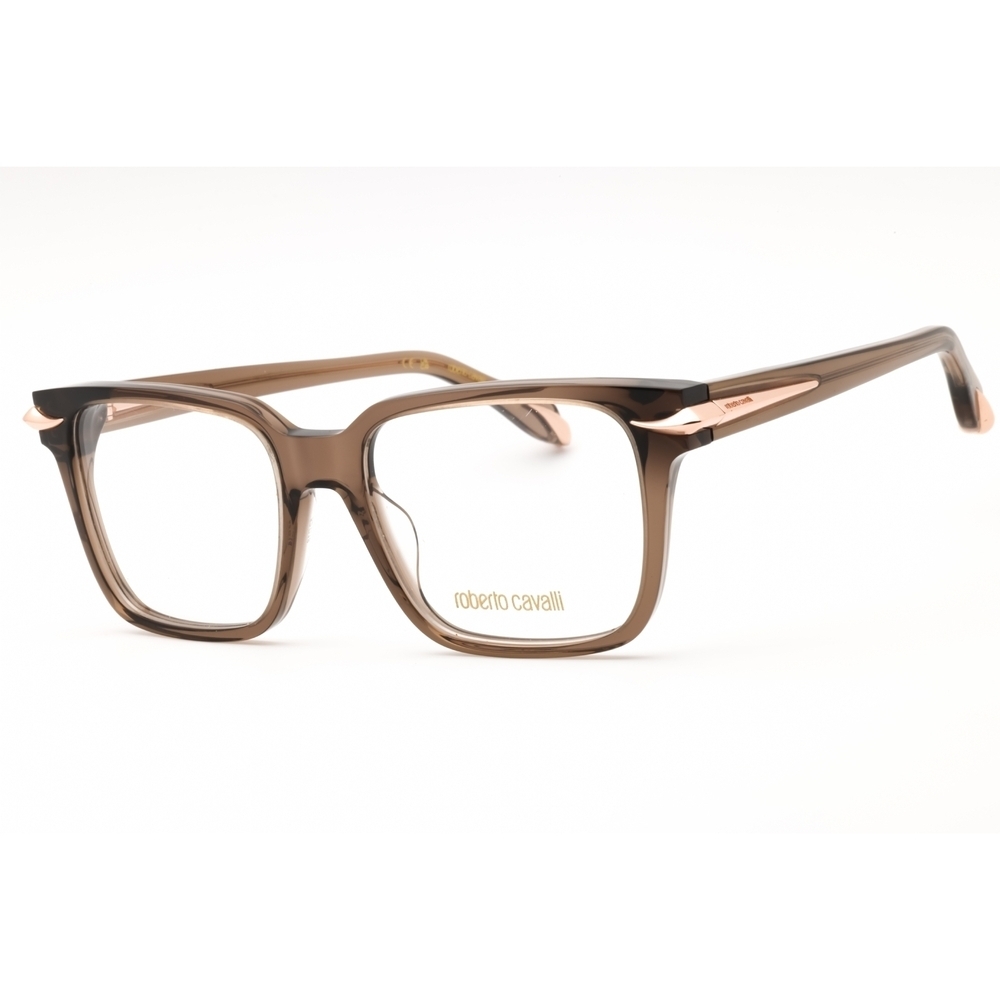 Roberto Cavalli VRC019M Eyeglasses Transparent Dove Grey Plastic Rectangular